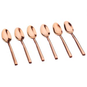 6 Petites cuillères Olaf cuivrées