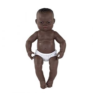 Miniland Baby Poupée Bébé Fille - Africain - 40 cm