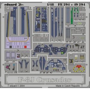 Eduard MAQUETTE F 8J CRUSADER HASE 1/48 FE294