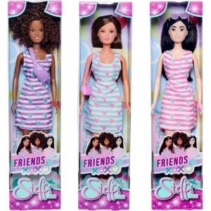 Smoby Simba 105733556 Steffi Love Friends, Robe Tendance avec différents Accessoires, poupée de Costume, 29 cm, 3 Compartiments, il s'agit d'un Seul Article, à partir de 3 Ans