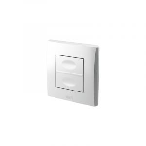 Yokis Télécommande up murale extra plate avec sonde de température - 2 touches zigbee réf. tlm2-up