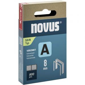 Novus Pince à fils fins type a 53 8 mm 800 pc(s) Tools 042-0777 Dimensions (l x l) 8 mm x 11.3 mm V166873