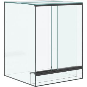 VidaXL Terrarium avec stockage Transparent 30 x 30 x 40 cm Verre