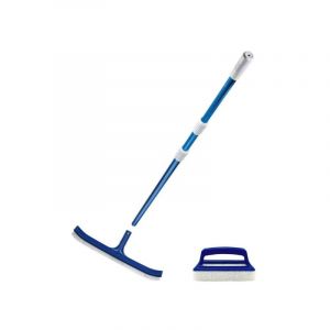 Mareva Pack nettoyage pour piscine - Manche telescopique - Brosse - Brosse de ligne d'eau