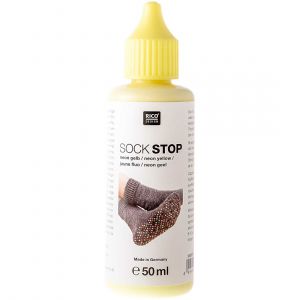 Sock Stop Jaune Fluo Antidérapant pour chaussettes 50 ml - RICO Design Jaune Fluo -