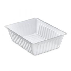 D-work - 1500 Barquettes Charcutières 500cc - 14,3 x 11,1 x 4,9 cm - Emballage Alimentaire Transparent de Haute Qualité pour Frites, Viandes, et