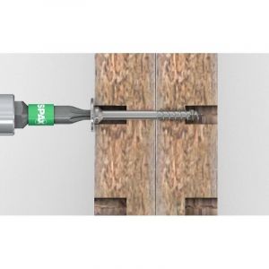 Spax Connecteur corps t-star plus T20 filetage partiel nickelé 200 pcs - talla