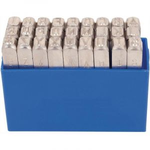 Jeu de baguettes de frappe 331 27 pièces lettres majuscules a - z - 331-007 - Kukko