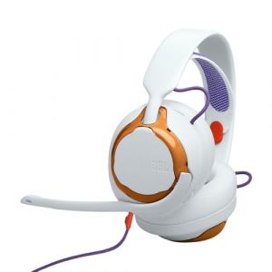 JBL Casque gamer Quantum 250 Blanc Orange