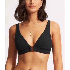 Image de Seafolly Haut de maillot de bain triangle - Noir - Couleur Noir - Taille 42