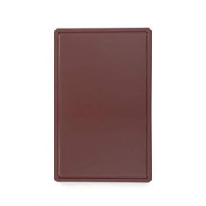 Hendi Planche &agrave; D&eacute;couper haccp - gn 1/1 - Marron - 15 mm d'Epaisseur - Marron