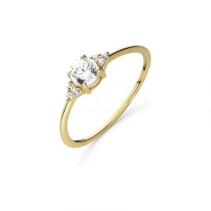 FAVS Bague pour femme 89163226 375 Or jaune