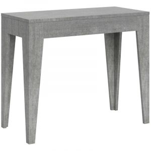 Console extensible 90x42/198 cm Isotta Small Cemento