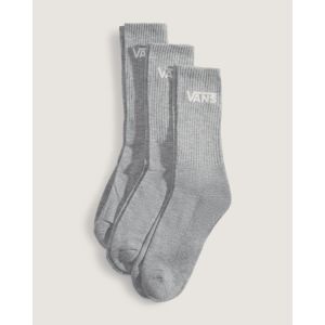 Vans Chaussettes Classic Crew (3 paires), Homme, Gris, Taille: L (42.5-47​)