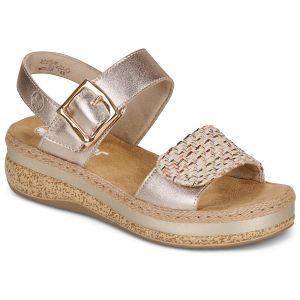 Rieker Sandales - Argent&eacute; - Taille 37,38,39,40