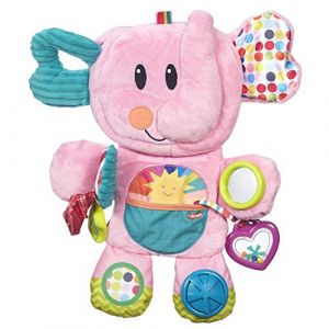 Image de Playskool Elefun Nomade Rose - Jouet nouveau né - Jouet bébé Peluche