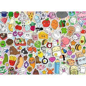 Ravensburger Puzzle 500 pi&egrave;ces : Stickers kawaii