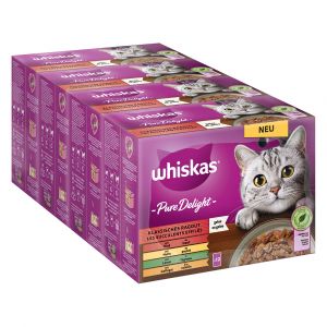 Whiskas 1+ Marmiton 48 x 85 g - sélection classique en gelée