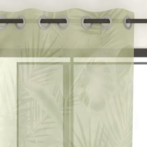 Soleil d'Ocre Voile À Oeillets Imprimé 135x250 Cm Goya, Par