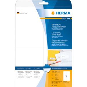 Image de Herma 4229 - Etiquettes de correction SuperPrint (105 x 148 mm)