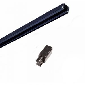Silamp Rail Triphas&eacute; pour Spot LED 2m NOIR - Noir