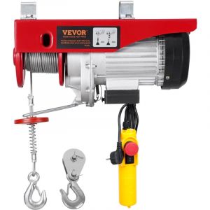 VEVOR Palan Électrique Charge Double Câble 400kg avec Télécommande Filaire 4,2m