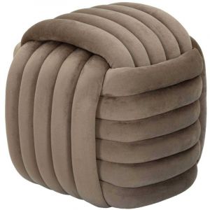 Mitepek - Pouf en tissu Softy 45 x 45 x 45 cm