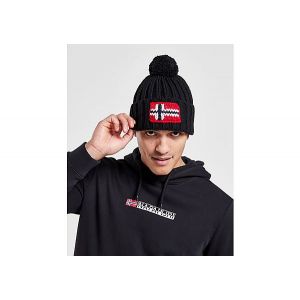 Napapijri Bonnet à Pompon Semiury - Black, Black - Taille One Size