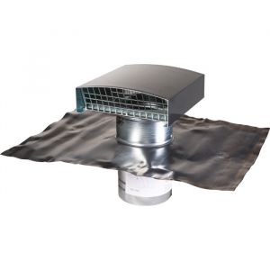 Anjos ventilation Sortie de toit finition ardoise - Pour VMC double flux - Ø 125 mm