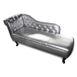 VidaXL Canapé méridienne capitonné Chesterfield