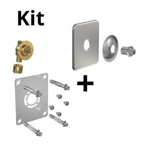 Watts Industries Kit ROBIFIX PER O12 F 1/2 glissement + cache inox mono