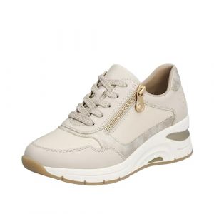 Rieker Femme N9301 Chaussures Basses &agrave; Lacets, Beige, 38 EU