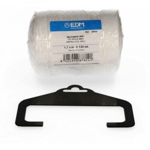 5 Bobine De Raphia 600/1 - 220 Gm/120 Mts - Blanc Edm