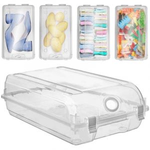 Bigbuy Gondol Lady Bo&icirc;te &agrave; Chaussures, Transparent, 330 x 190 x 110 mm