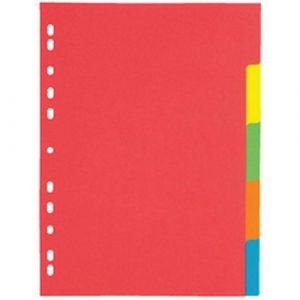 Pagna Intercalaire carton, a4, 5 touches, 5 couleurs 31051-20