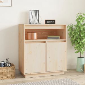 VidaXL Buffet 70x34x80 cm Bois massif de pin