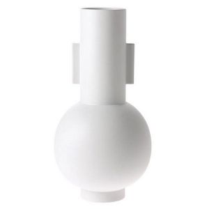 HK Living Vase blanc mat en faïence L - HKliving