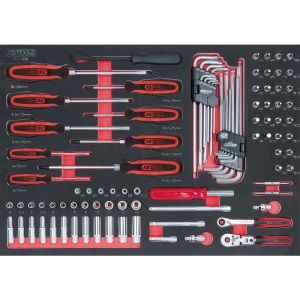 KS Tools SCS 1/4' Module de douilles, 95 pcs, modules système 1/1