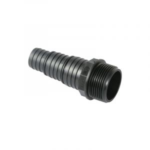 Spido Raccord plastique droit à visser cannelé multi-étagé m 26/34