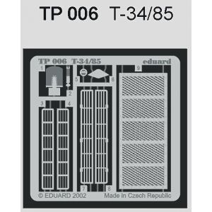 Eduard MAQUETTE T 34/85 TAMIYA 1/35 TP006