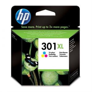 HP 301XL Cartouche d encre trois couleurs grande capacit&eacute; authentique CH564EE pour HP Envy