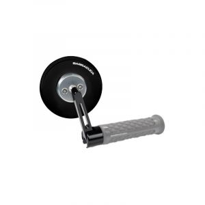 Barracuda Paire de rétroviseurs moto embout de guidon Skin-S/Bar End