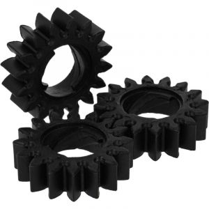 Vhbw 3x Roue crant&eacute;e compatible avec John Deere AM39137, LG497595 d&eacute;marreur, starter &eacute;lectrique pour Tondeuse &agrave; gazon - 4 cm rouage, 16 dents