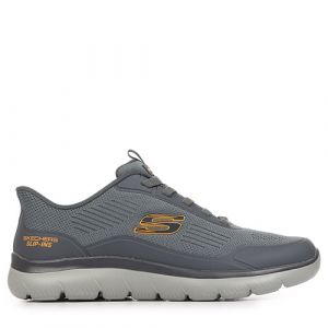 Skechers Baskets Summits Leyter Slip-Ins bleu nuit gris&acirc;tre - 45