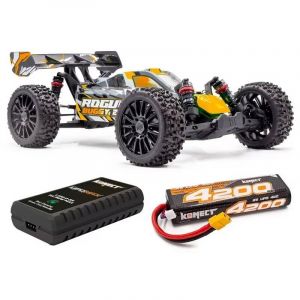 Hobby Tech Rogue Buggy 2.0 Orange 1/8 RTR Brushless Version Pack