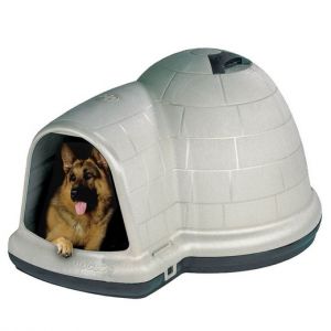 Petmate Igloo Indigo - Niche plastique pour chien