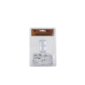 Adaptateur 3 Volts à 4 sorties blanc 7x4x5 cm