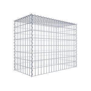Image de Gabion sur toile type 3 100 cm x 80 cm x 50 cm (L x H x P), maille 5 cm x 10 cm, spirale