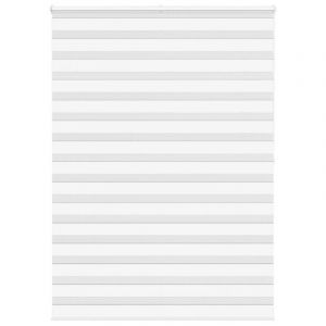 VidaXL Store Zèbre Blanc 155x200 Cm Largeur Du Tissu 150,9cm Polyester