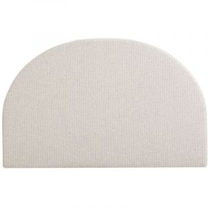 T&ecirc;te de lit 140 cm - Tissu textur&eacute; - Beige - PANIOTI